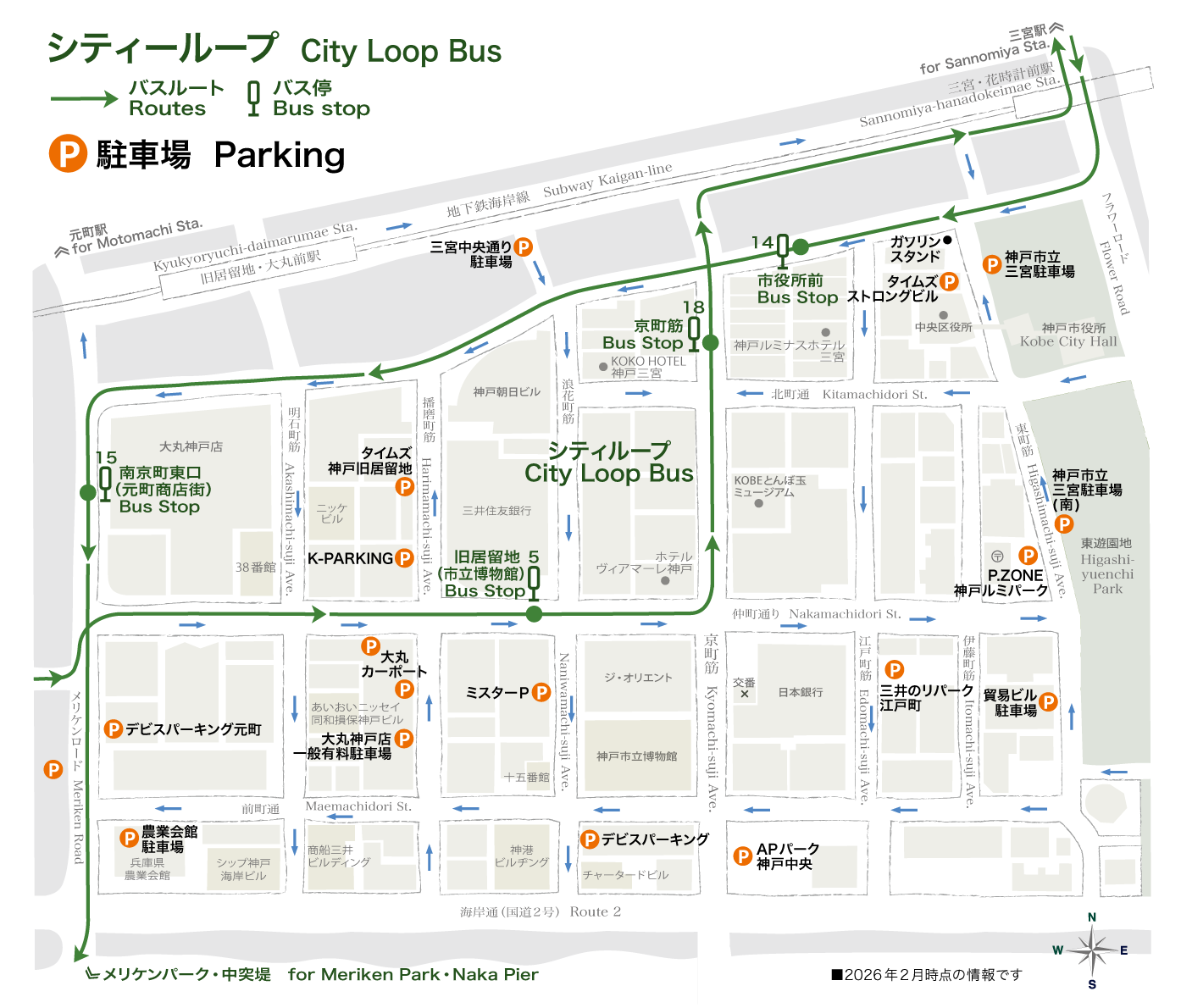 駐車場／シティーループ バス乗り場